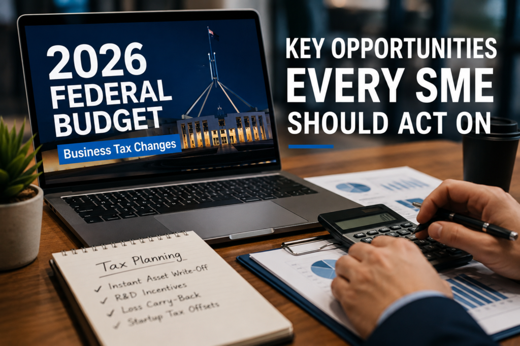 2026 Federal Budget Business Tax Changes: Key SME Tax Opportunities Explained